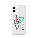 LOVE (for the Special Needs Community) iPhone Case Stacked Design 3 of 3