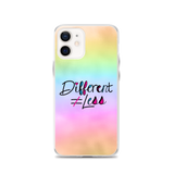 Different Does Not Equal Less (As Seen on Netflix's Raising Dion) Colorful iPhone Case