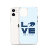 Love Sees No Limits (Halftone Stacked Design, iPhone Case)