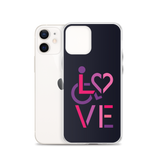 LOVE (for the Special Needs Community) iPhone Case Stacked Design 2 of 3