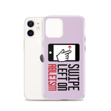 Swipe Left on Ableism (Pink iPhone Case)
