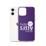 Big Fan of this Sassy Little Girl (Esperanza - Raising Dion) Purple iPhone Case