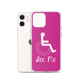 See Me (Not My Disability) Pink iPhone Case