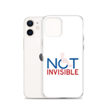 Not Invisible (White iPhone Case)