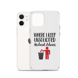 Unsolicited Medical Advice (iPhone Case) Standing Version