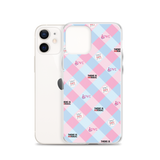 Disability Themed Small Patchwork  iPhone Case) Pastel Colors