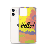 Hello! (Friendly) Colorful iPhone Case