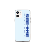 See Me Not My Disability (Halftone) Blue iPhone Case