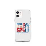 Normal is a Myth (Sign Icons) iPhone Case