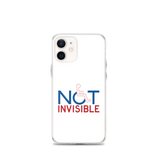 Not Invisible (White iPhone Case)