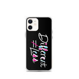 Different Does Not Equal Less (As Seen On Netflix’s Raising Dion) Black iPhone Case