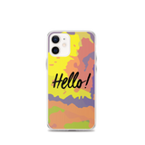 Hello! (Friendly) Colorful iPhone Case