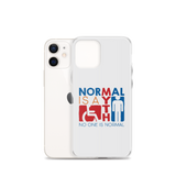 Normal is a Myth (Sign Icons) iPhone Case