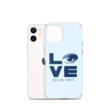 Love Sees No Limits (Halftone Stacked Design, iPhone Case)