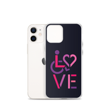 LOVE (for the Special Needs Community) iPhone Case Stacked Design 2 of 3