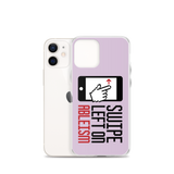 Swipe Left on Ableism (Pink iPhone Case)