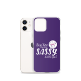 Big Fan of this Sassy Little Girl (Esperanza - Raising Dion) Purple iPhone Case