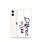 Different Does Not Equal Less (As Seen On Netflix’s Raising Dion) White iPhone Case