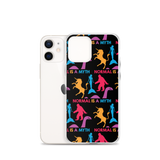 Normal is a Myth (Bigfoot, Mermaid, Unicorn & Loch Ness Monster Pattern) iPhone Case