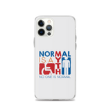 Normal is a Myth (Sign Icons) iPhone Case