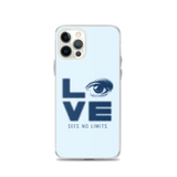 Love Sees No Limits (Halftone Stacked Design, iPhone Case)