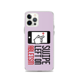 Swipe Left on Ableism (Pink iPhone Case)