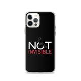 Not Invisible (Black iPhone Case)