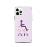 See Me (Not My Disability) White iPhone Case