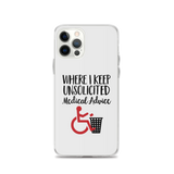 Unsolicited Medical Advice iPhone Case