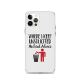 Unsolicited Medical Advice (iPhone Case) Standing Version