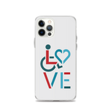 LOVE (for the Special Needs Community) iPhone Case Stacked Design 3 of 3
