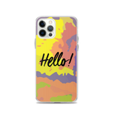 Hello! (Friendly) Colorful iPhone Case