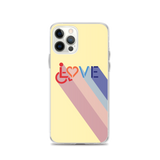 Love for the Disability Community (Rainbow Shadow) iPhone Case