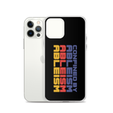 Confined by Ableism (Halftone) iPhone Case