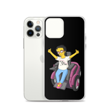 Esperanza From Raising Dion (Yellow Cartoon) Not All Actors Use Stairs Black iPhone Case