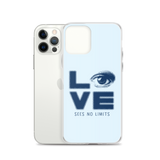 Love Sees No Limits (Halftone Stacked Design, iPhone Case)
