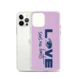Love Sees No Limits (Halftone Design, iPhone Case)