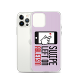 Swipe Left on Ableism (Pink iPhone Case)