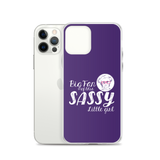 Big Fan of this Sassy Little Girl (Esperanza - Raising Dion) Purple iPhone Case