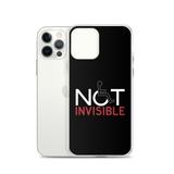 Not Invisible (Black iPhone Case)