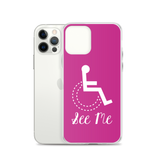 See Me (Not My Disability) Pink iPhone Case