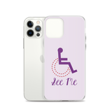 See Me (Not My Disability) White iPhone Case