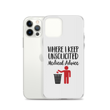 Unsolicited Medical Advice (iPhone Case) Standing Version