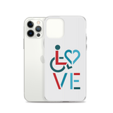 LOVE (for the Special Needs Community) iPhone Case Stacked Design 3 of 3
