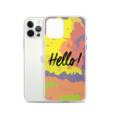Hello! (Friendly) Colorful iPhone Case