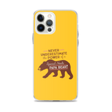 Never Underestimate the power of a Special Needs Papa Bear! iPhone Case