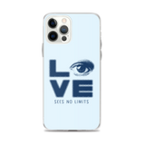 Love Sees No Limits (Halftone Stacked Design, iPhone Case)