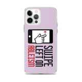 Swipe Left on Ableism (Pink iPhone Case)