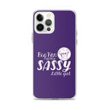 Big Fan of this Sassy Little Girl (Esperanza - Raising Dion) Purple iPhone Case