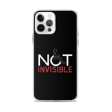 Not Invisible (Black iPhone Case)